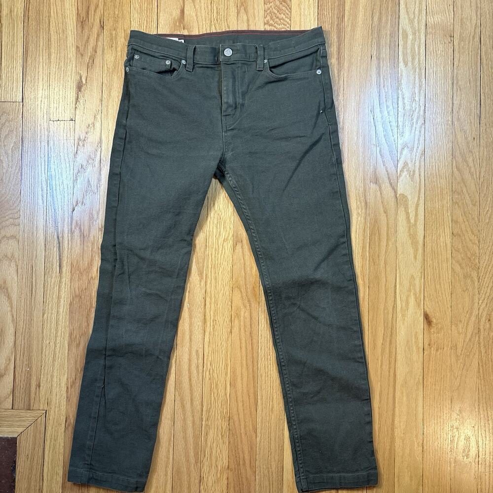 American Giant Men's Olive Green Slim Chinos